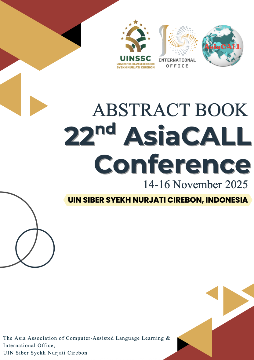 					View Vol. 8 (2025): Abstract Book of the 22nd AsiaCALL International Conference
				