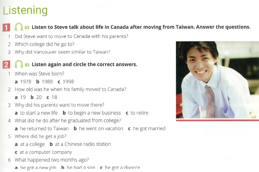 Steve talking about life in Canada