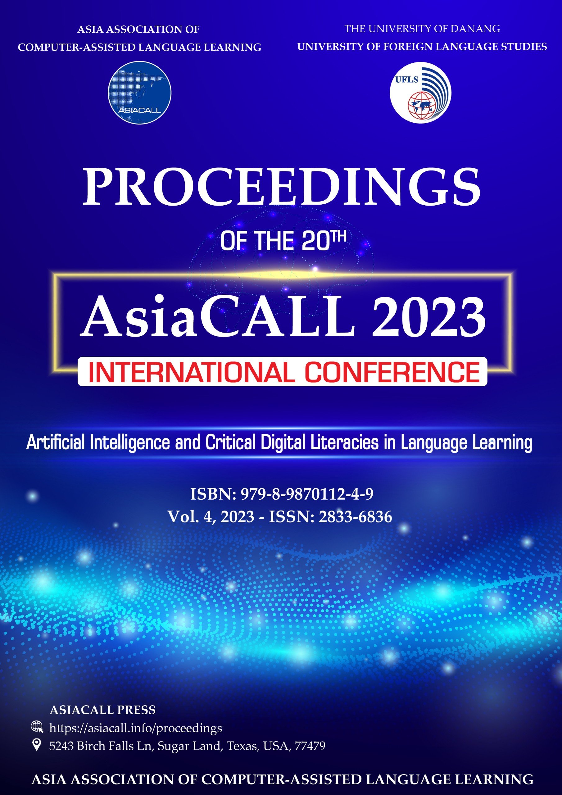 Proceedings of the AsiaCALL International Conference